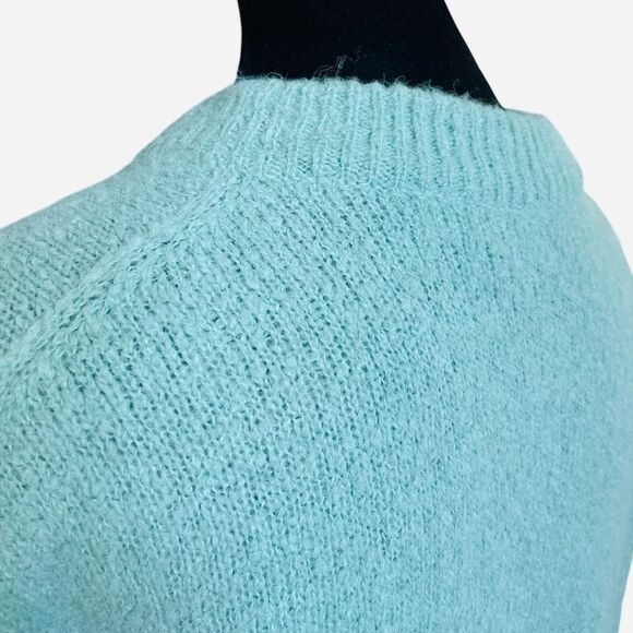 Tibi Green Alpaca Sweater Size XXS Knit Quiet Luxury Old Money - Picture 5 of 9